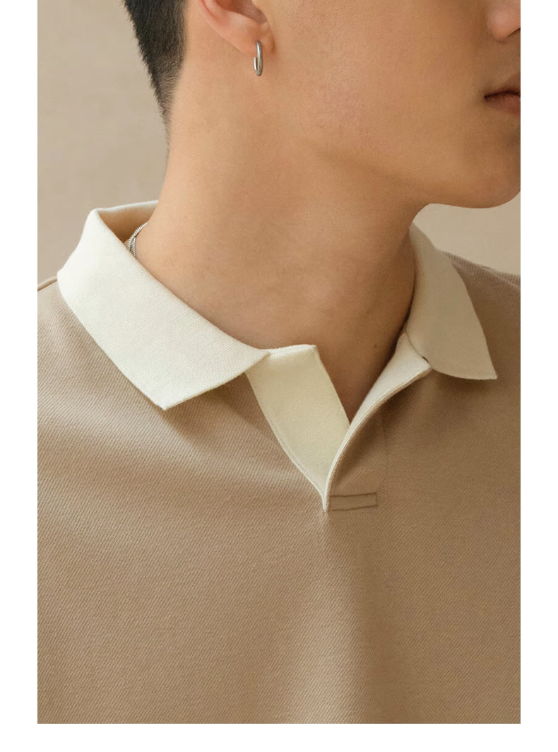 Heritage Luxe Crown Stitch Color Polo T-Shirt