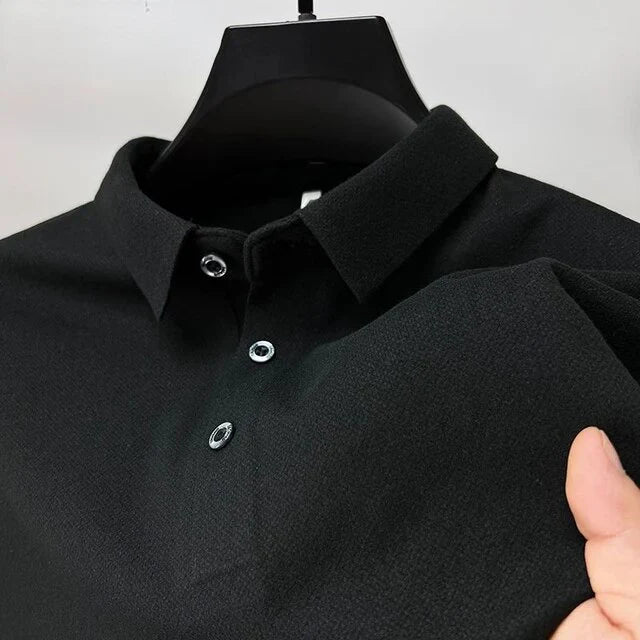 Premium Black Polo T-Shirt For Men